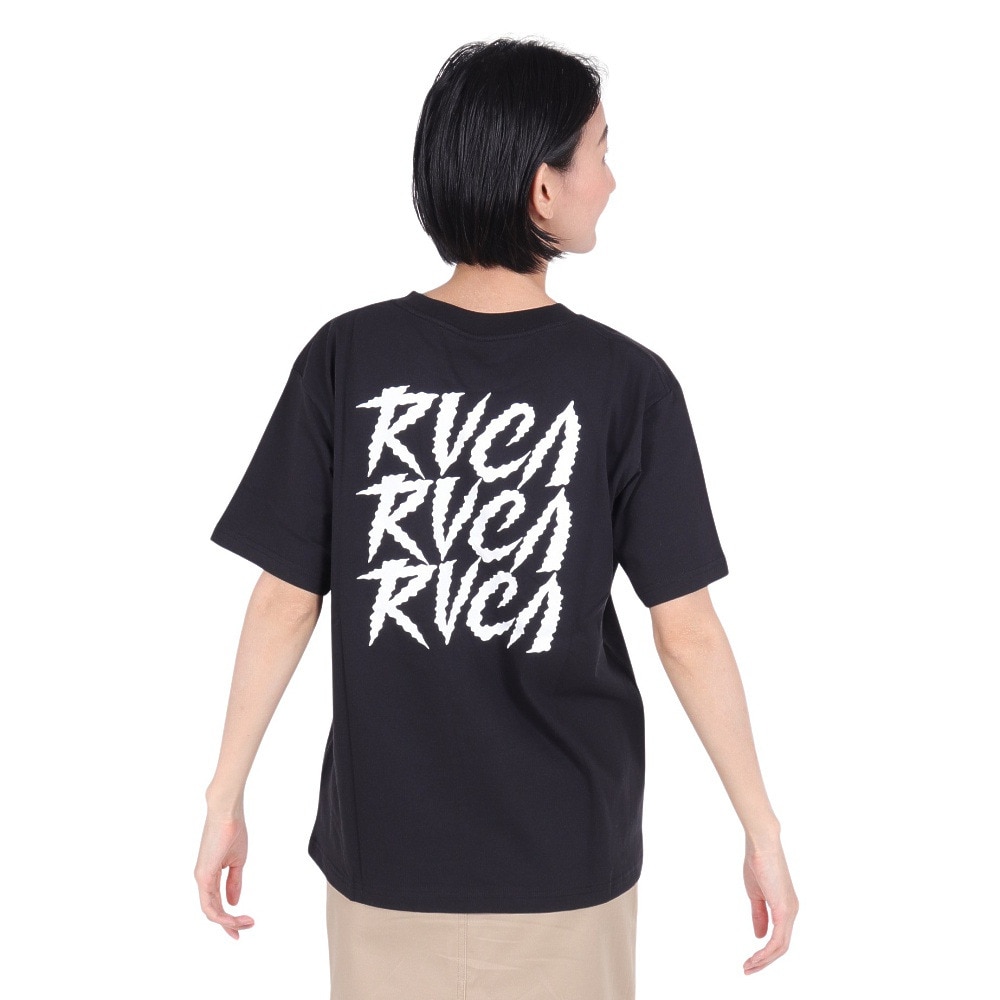 ルーカ（RVCA）（レディース）tシャツ 半袖 ブラック 黒 SPIRIT ST 半袖Tシャツ BE043213 BLK