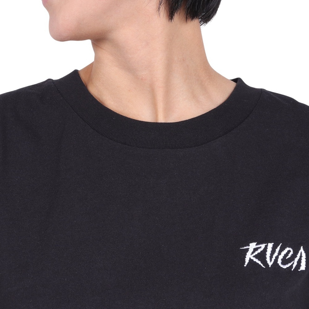 ルーカ（RVCA）（レディース）tシャツ 半袖 ブラック 黒 SPIRIT ST 半袖Tシャツ BE043213 BLK