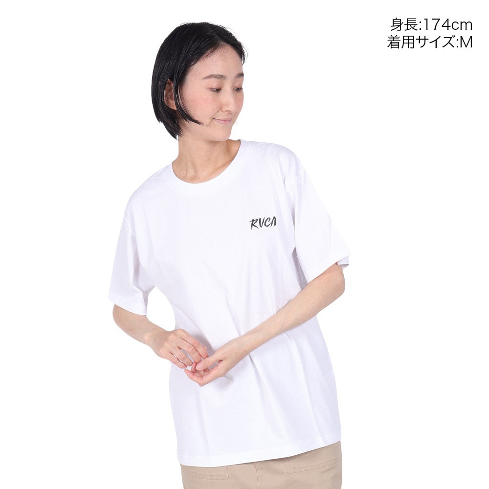 ルーカ（RVCA）（レディース）SPIRIT ST 半袖Tシャツ BE043213 WHT