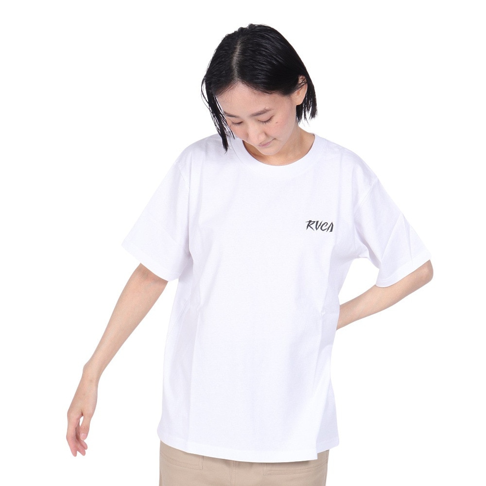 ルーカ（RVCA）（レディース）SPIRIT ST 半袖Tシャツ BE043213 WHT