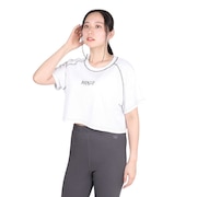 (レディース)カラーステッチ 半袖Tシャツ BE043216 WHT