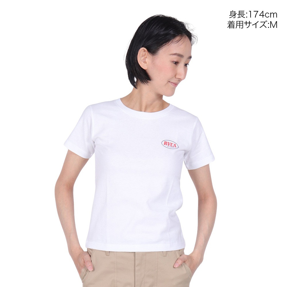 ルーカ（RVCA）（レディース）BASE CAMP BABY ST 半袖Tシャツ BE043218 WHT