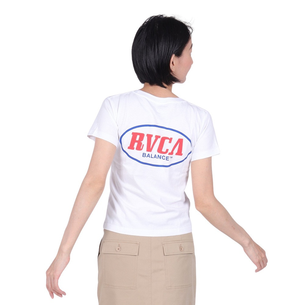ルーカ（RVCA）（レディース）BASE CAMP BABY ST 半袖Tシャツ BE043218 WHT