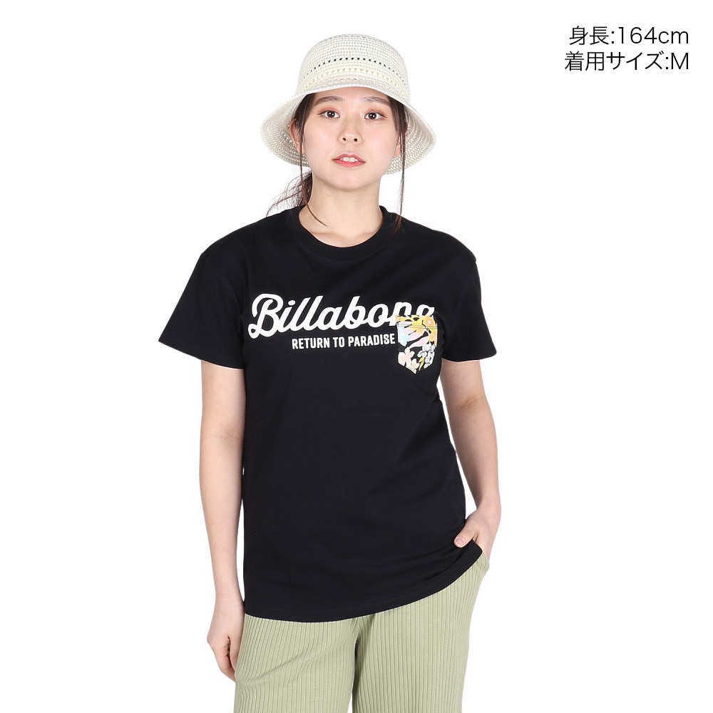 ビラボン（BILLABONG）（レディース）PATTERN POCKET LOGO 半袖Tシャツ BE013202 BPB