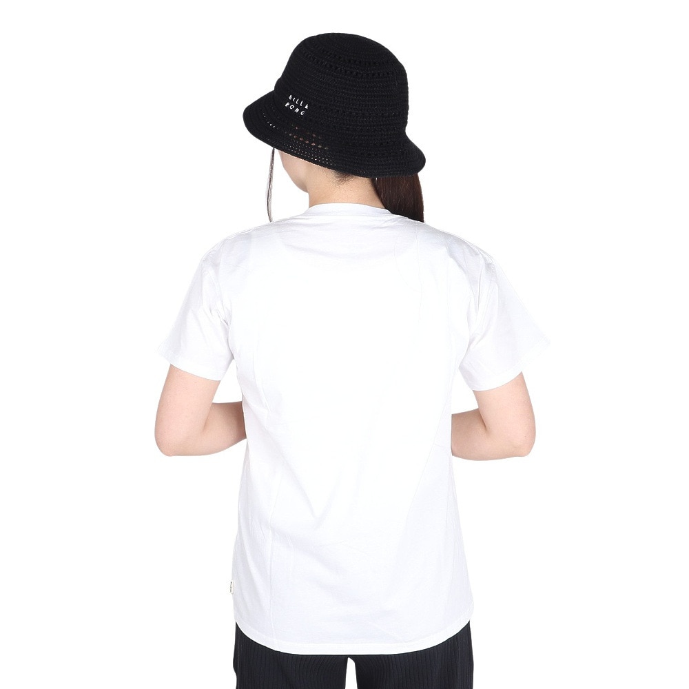 ビラボン（BILLABONG）（レディース）PATTERN ポケット ロゴTシャツ BE013202 WHT