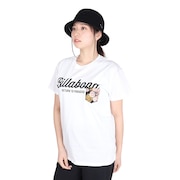 ビラボン（BILLABONG）（レディース）PATTERN ポケット ロゴTシャツ BE013202 WHT