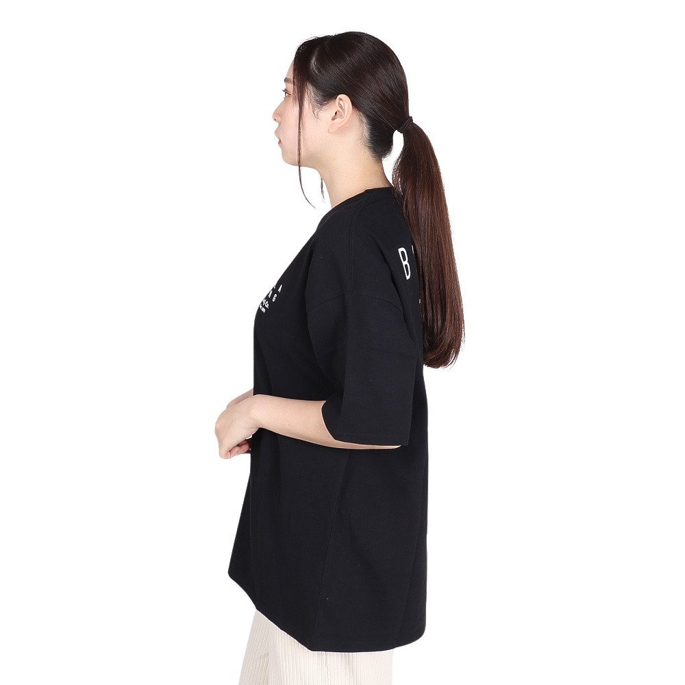ビラボン（BILLABONG）（レディース）SOFT CLEAN ロゴ ルーズTシャツ BE013211 BLK