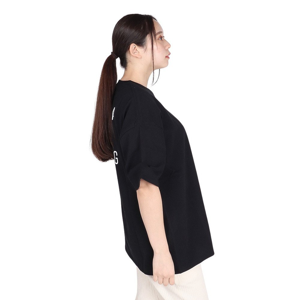 ビラボン（BILLABONG）（レディース）SOFT CLEAN ロゴ ルーズTシャツ BE013211 BLK