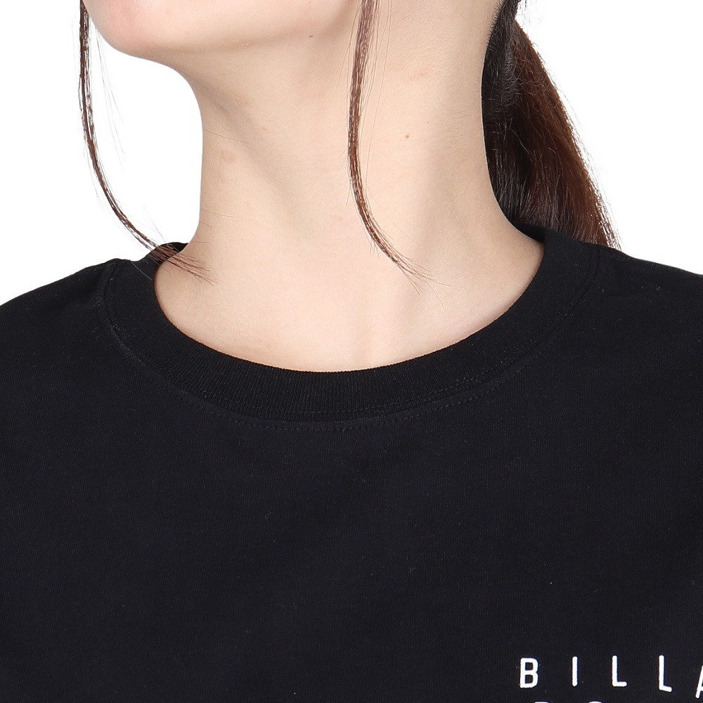 ビラボン（BILLABONG）（レディース）SOFT CLEAN ロゴ ルーズTシャツ BE013211 BLK