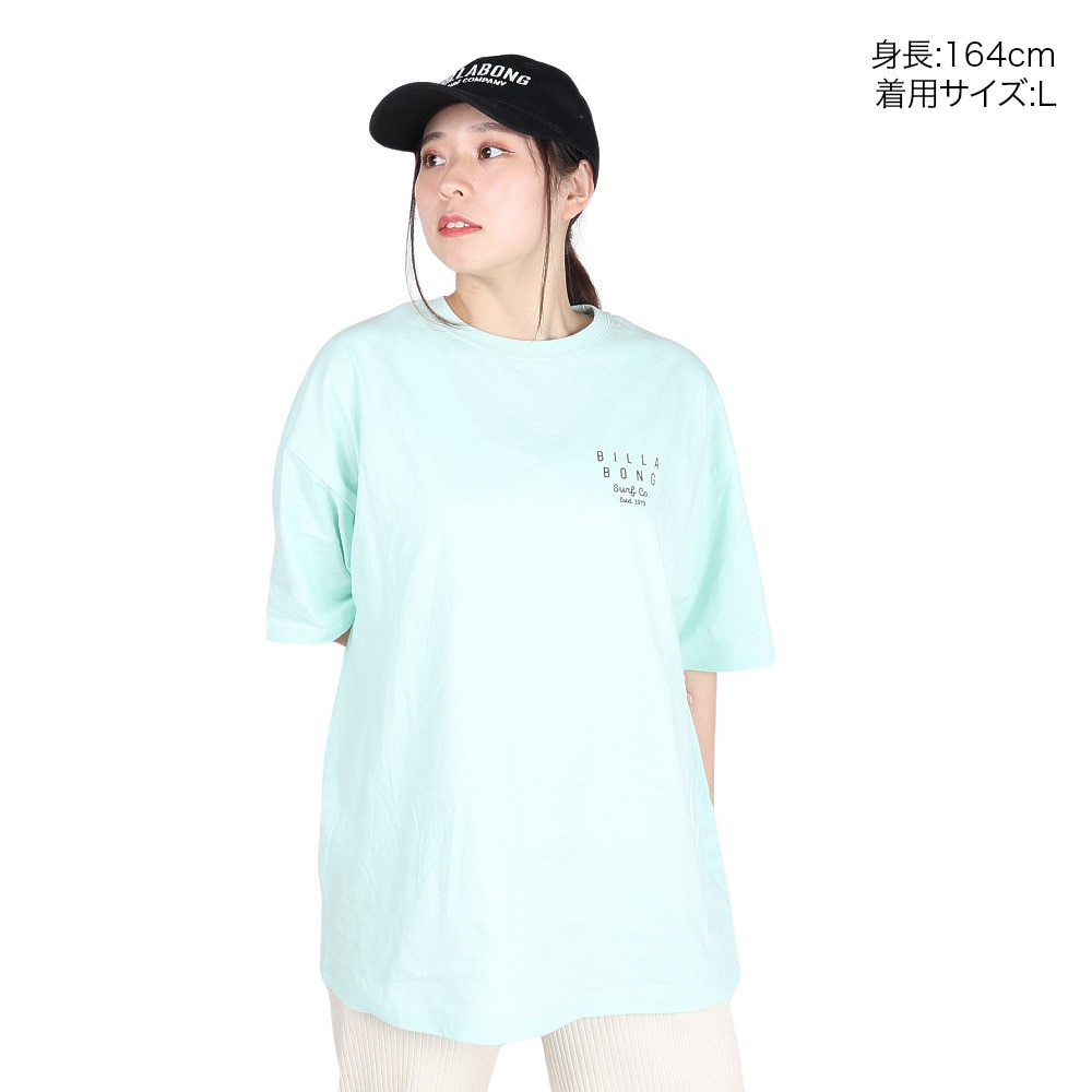 ビラボン（BILLABONG）（レディース）SOFT CLEAN ロゴ ルーズTシャツ BE013211 GBW0