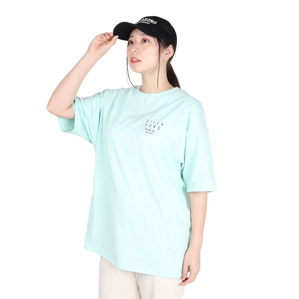 ビラボン（BILLABONG）（レディース）SOFT CLEAN ロゴ ルーズTシャツ BE013211 GBW0