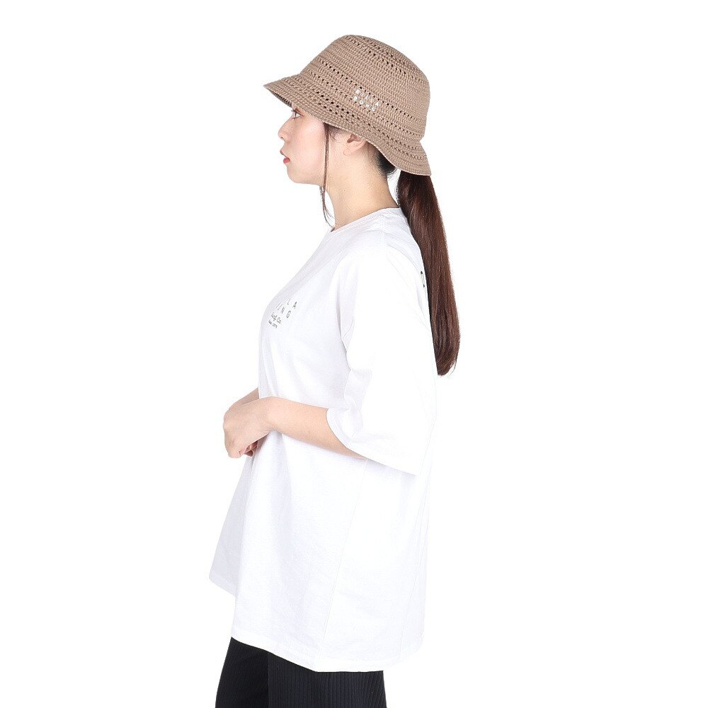 ビラボン（BILLABONG）（レディース）SOFT CLEAN ロゴ ルーズTシャツ BE013211 WHT