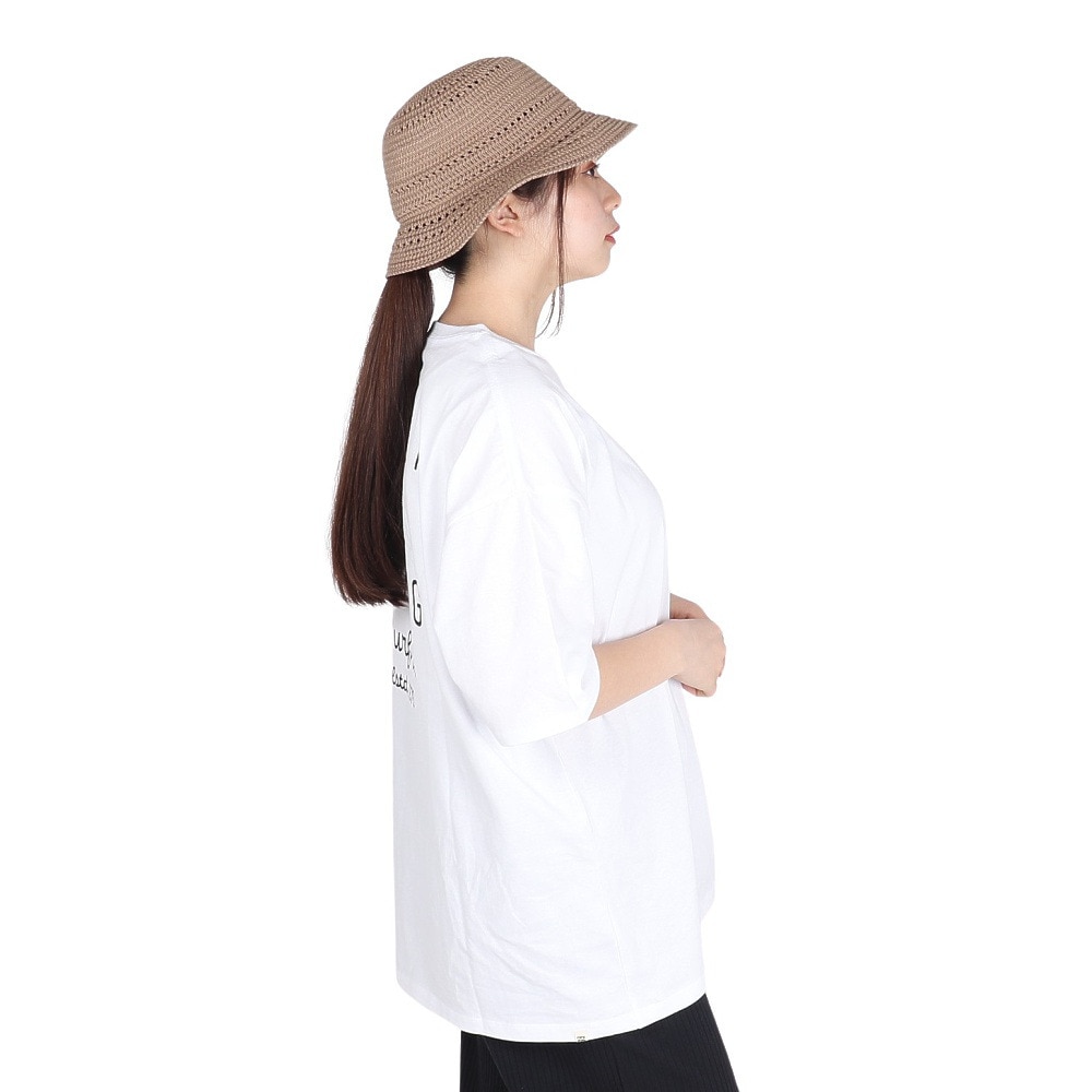 ビラボン（BILLABONG）（レディース）SOFT CLEAN ロゴ ルーズTシャツ BE013211 WHT