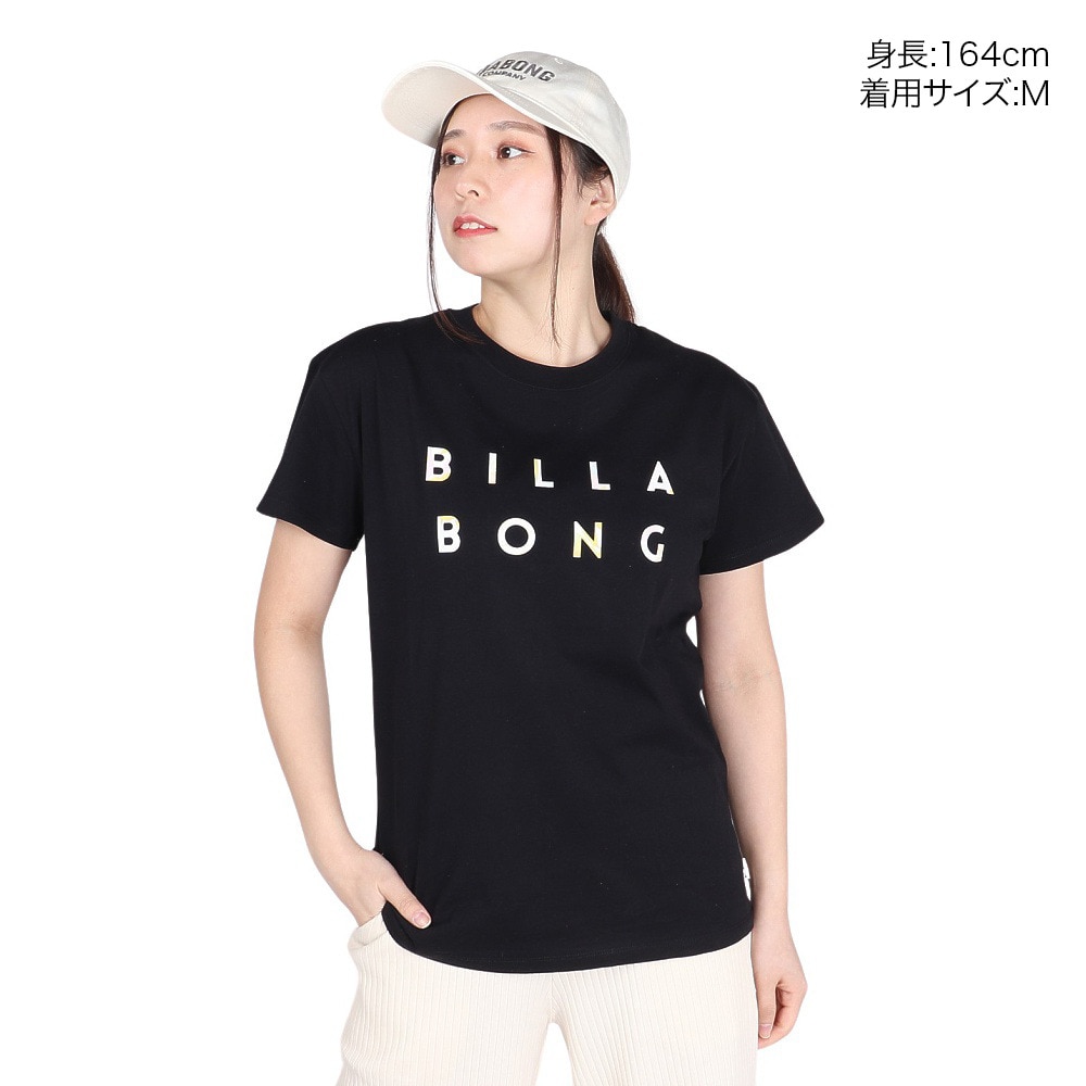 ビラボン（BILLABONG）（レディース）PATTERN ロゴTシャツ BE013221 BK2