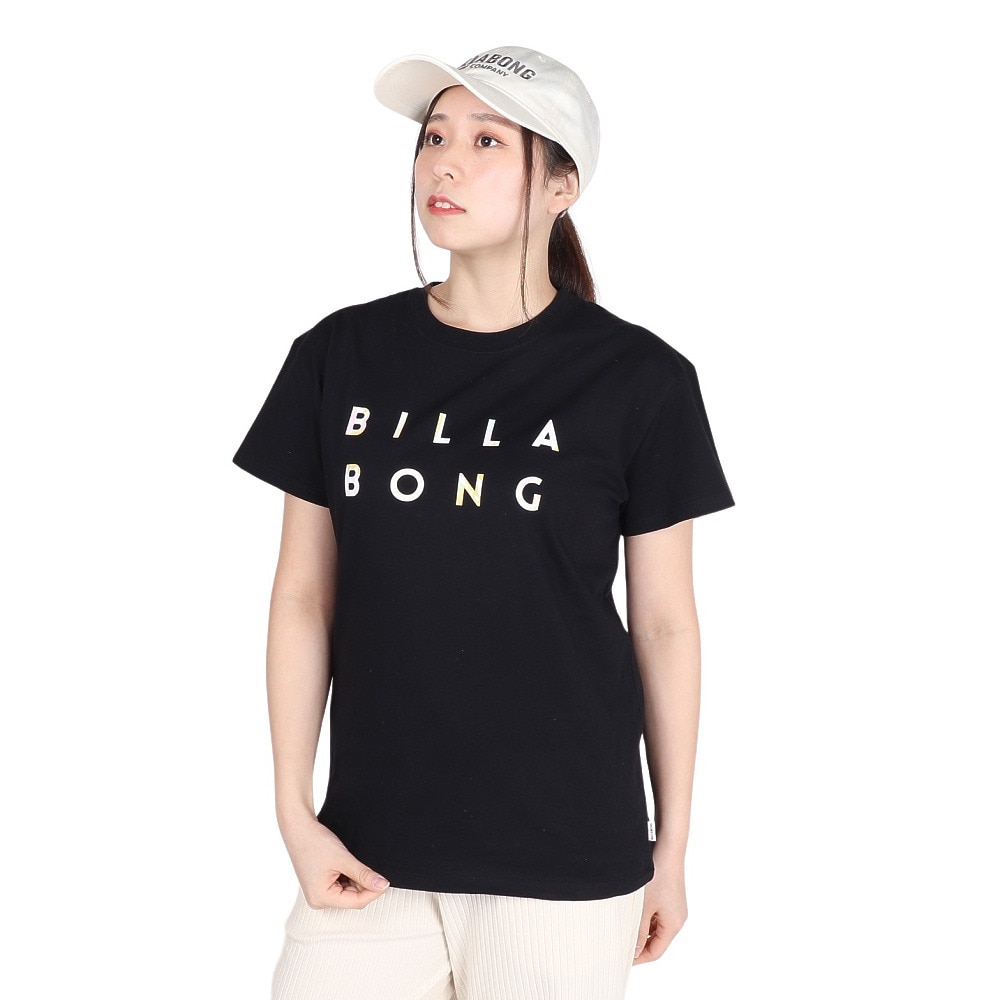 ビラボン（BILLABONG）（レディース）PATTERN ロゴTシャツ BE013221 BK2