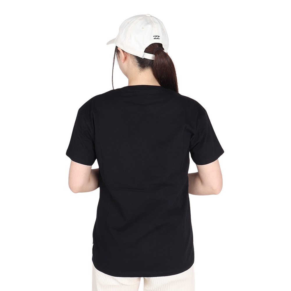 ビラボン（BILLABONG）（レディース）PATTERN ロゴTシャツ BE013221 BLK