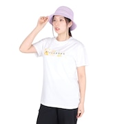 (レディース)PATTERN ロゴTシャツ BE013221 WHT