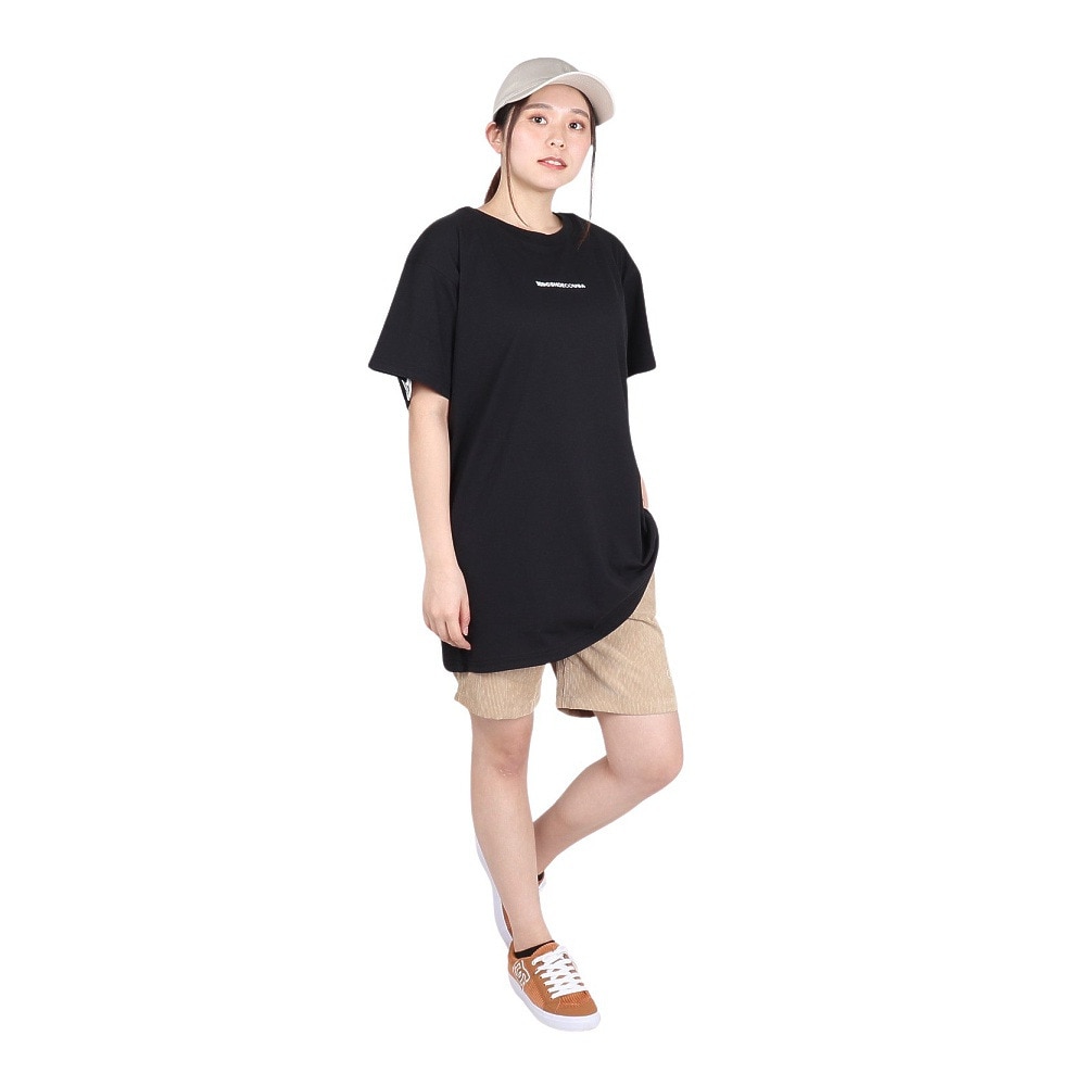 ディーシーシューズ（DC SHOES）（レディース）BACKLINE ショートスリーブTシャツ 24SULST242310YBLK