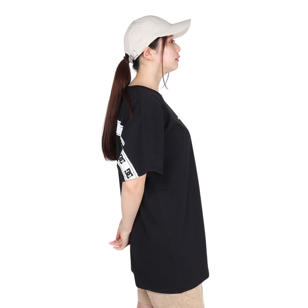 ディーシーシューズ（DC SHOES）（レディース）BACKLINE ショートスリーブTシャツ 24SULST242310YBLK