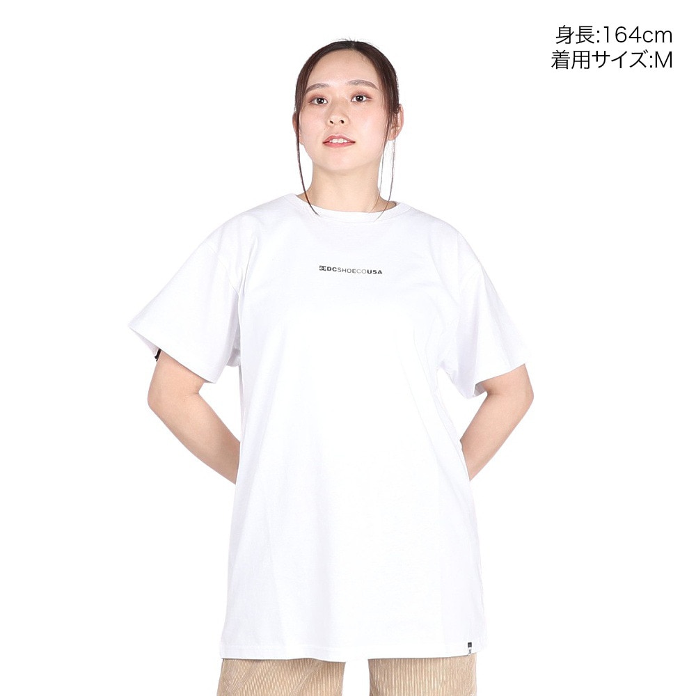 ディーシーシューズ（DC SHOES）（レディース）BACKLINE ショートスリーブTシャツ 24SULST242310YWHT