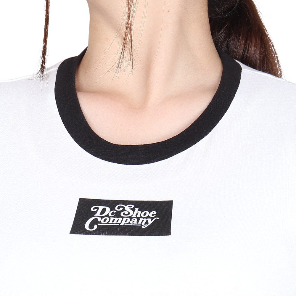 ディーシーシューズ（DC SHOES）（レディース）RINGER ショートスリーブTシャツ 24SULST242311YWHT