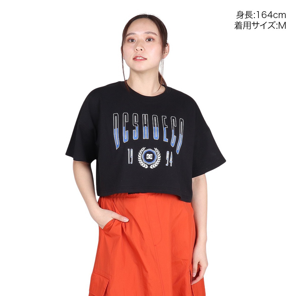 ディーシーシューズ（DC SHOES）（レディース）DROPOUT ショートスリーブTシャツ 24SULST242312YBLK