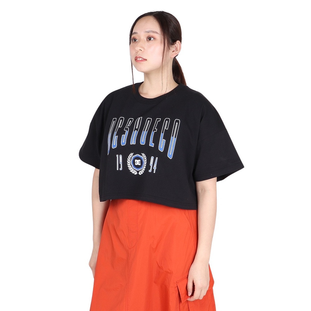 ディーシーシューズ（DC SHOES）（レディース）DROPOUT ショートスリーブTシャツ 24SULST242312YBLK