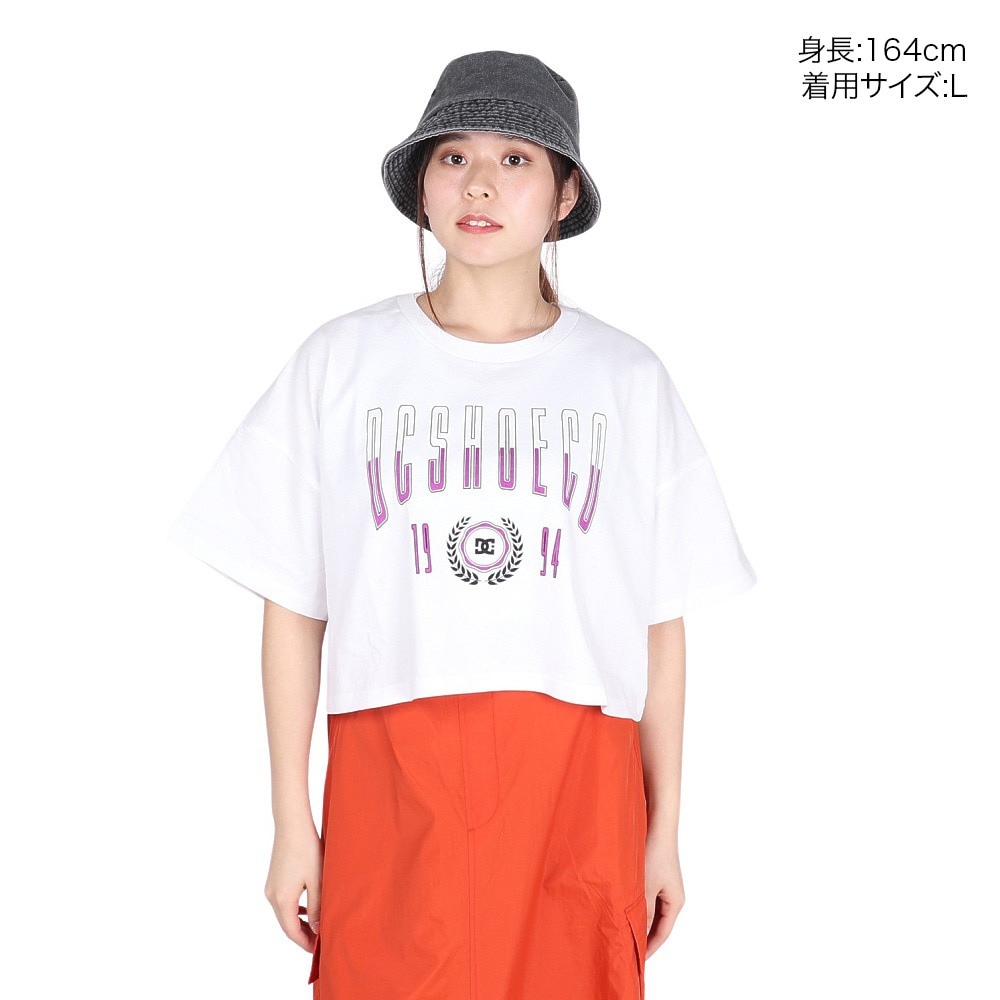 ディーシーシューズ（DC SHOES）（レディース）DROPOUT ショートスリーブTシャツ 24SULST242312YWHT