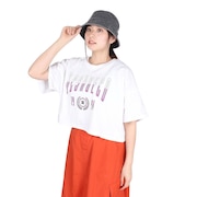 ディーシーシューズ（DC SHOES）（レディース）DROPOUT ショートスリーブTシャツ 24SULST242312YWHT