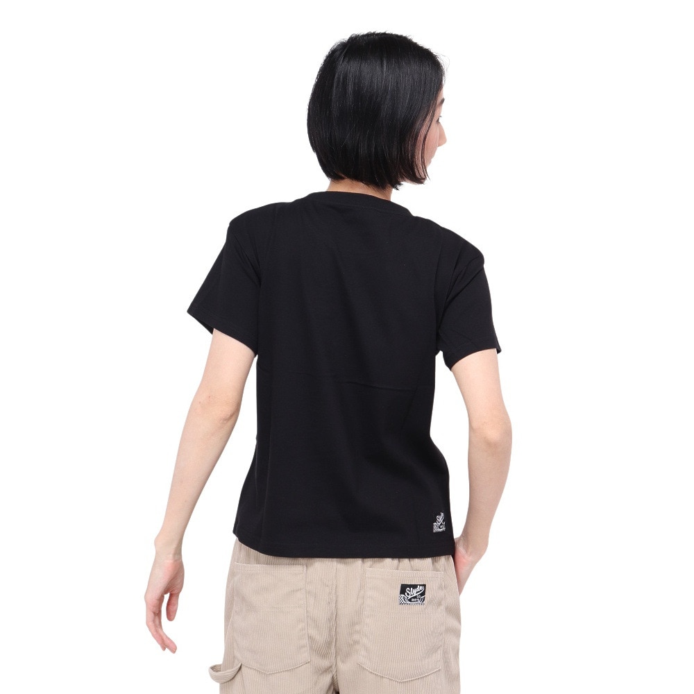 スライド（SLYDE）（レディース）POPPY CIRCLE 半袖Tシャツ SL24SSL-APP001-BLK