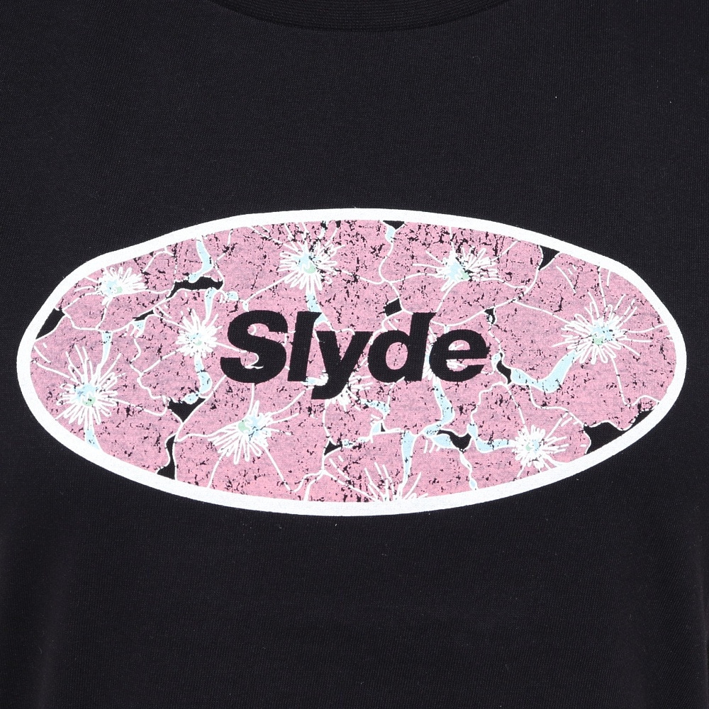 スライド（SLYDE）（レディース）POPPY CIRCLE 半袖Tシャツ SL24SSL-APP001-BLK