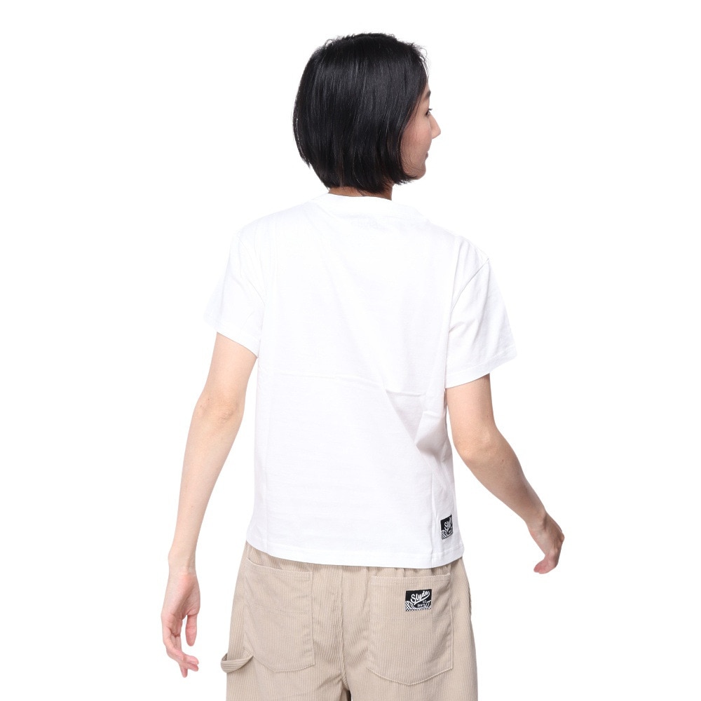 スライド（SLYDE）（レディース）POPPY CIRCLE 半袖Tシャツ SL24SSL-APP001-WHT