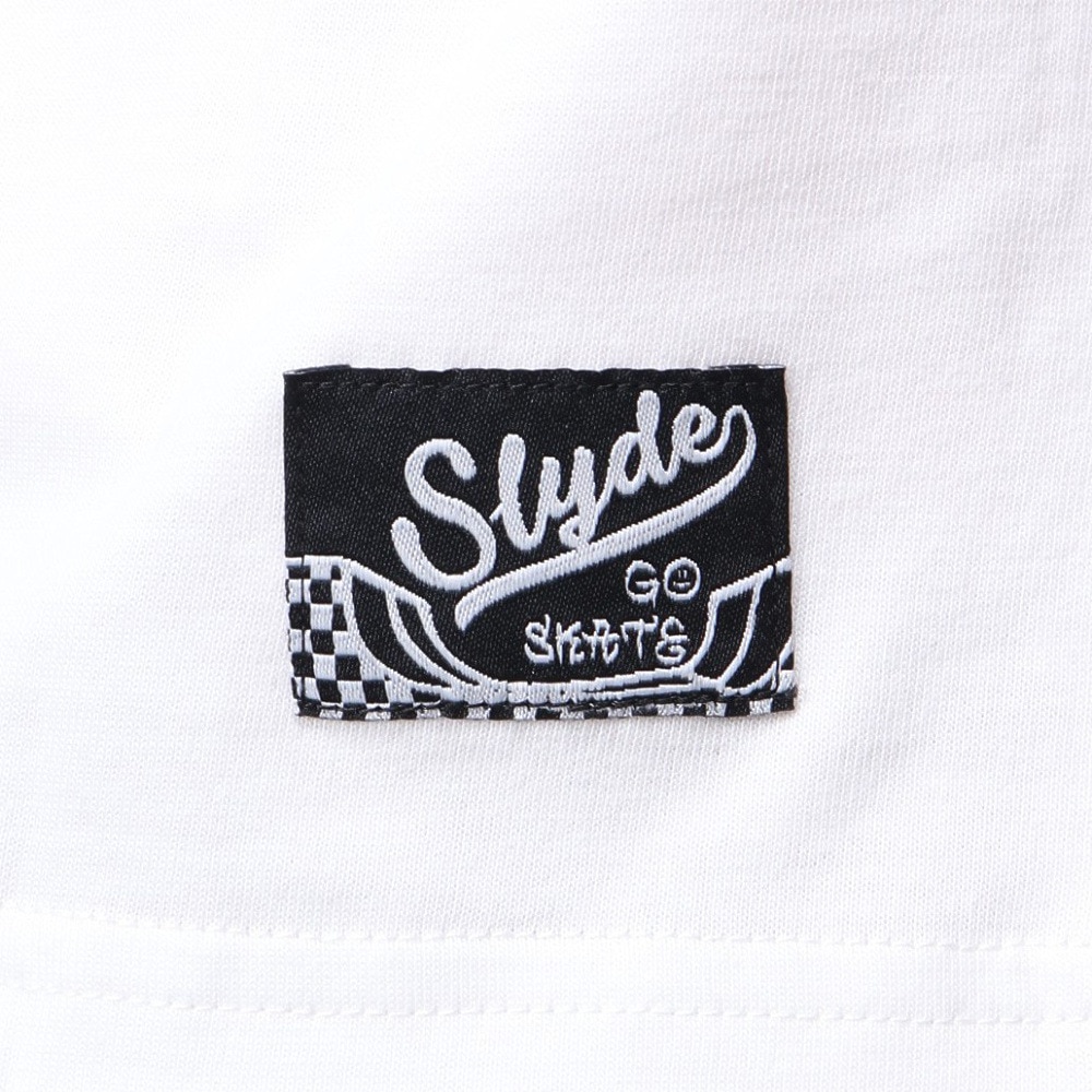 スライド（SLYDE）（レディース）POPPY CIRCLE 半袖Tシャツ SL24SSL-APP001-WHT