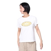 (レディース)POPPY CIRCLE 半袖Tシャツ SL24SSL-APP001-WHT