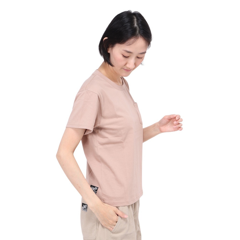 スライド（SLYDE）（レディース）ジャンク フード 半袖Tシャツ SL24SSL-APP003-BEG