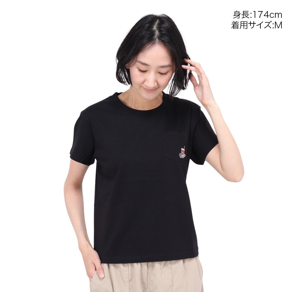 スライド（SLYDE）（レディース）ジャンク フード 半袖Tシャツ SL24SSL-APP003-NVY