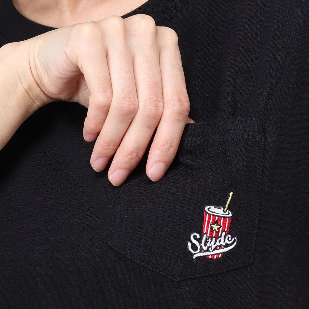 スライド（SLYDE）（レディース）ジャンク フード 半袖Tシャツ SL24SSL-APP003-NVY