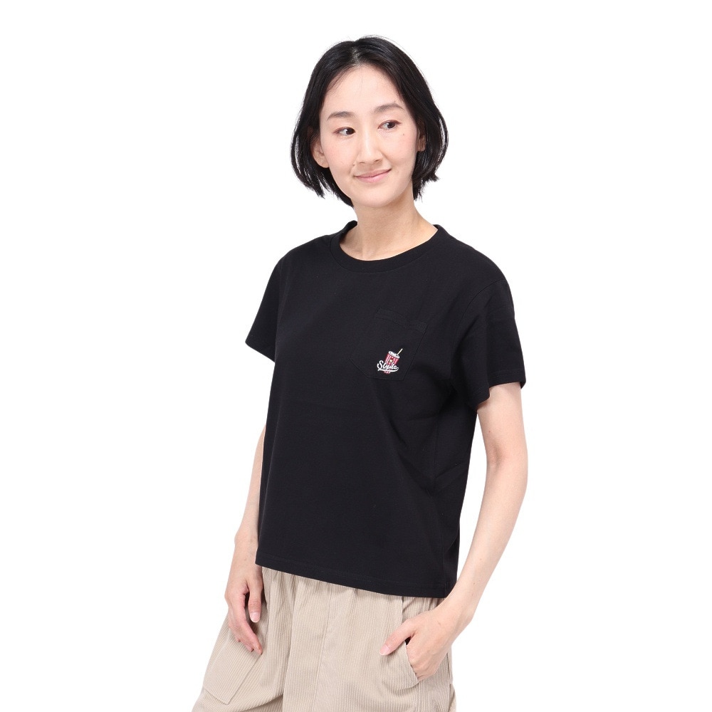 スライド（SLYDE）（レディース）ジャンク フード 半袖Tシャツ SL24SSL-APP003-NVY