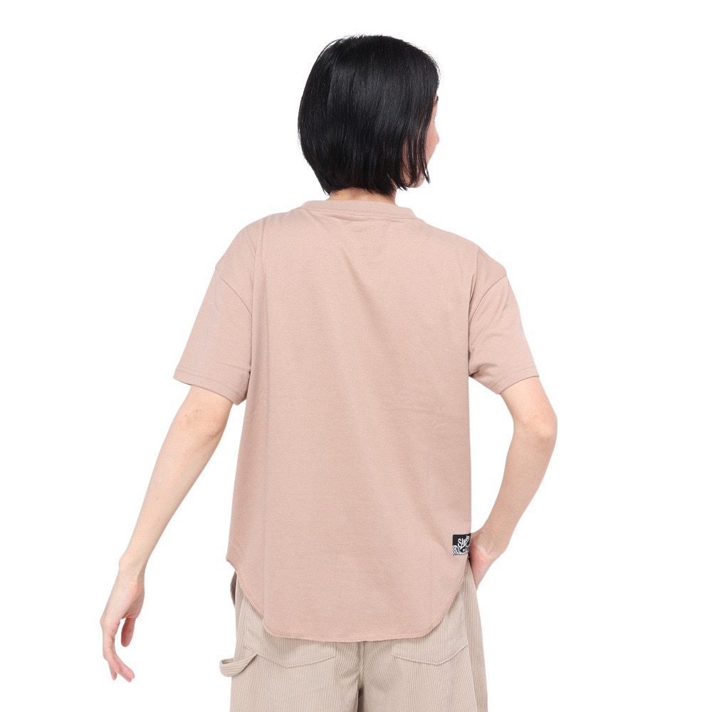 スライド（SLYDE）（レディース）メッセージ プリント 半袖Tシャツ SL24SSL-APP005-BEG