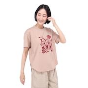(レディース)メッセージ プリント 半袖Tシャツ SL24SSL-APP005