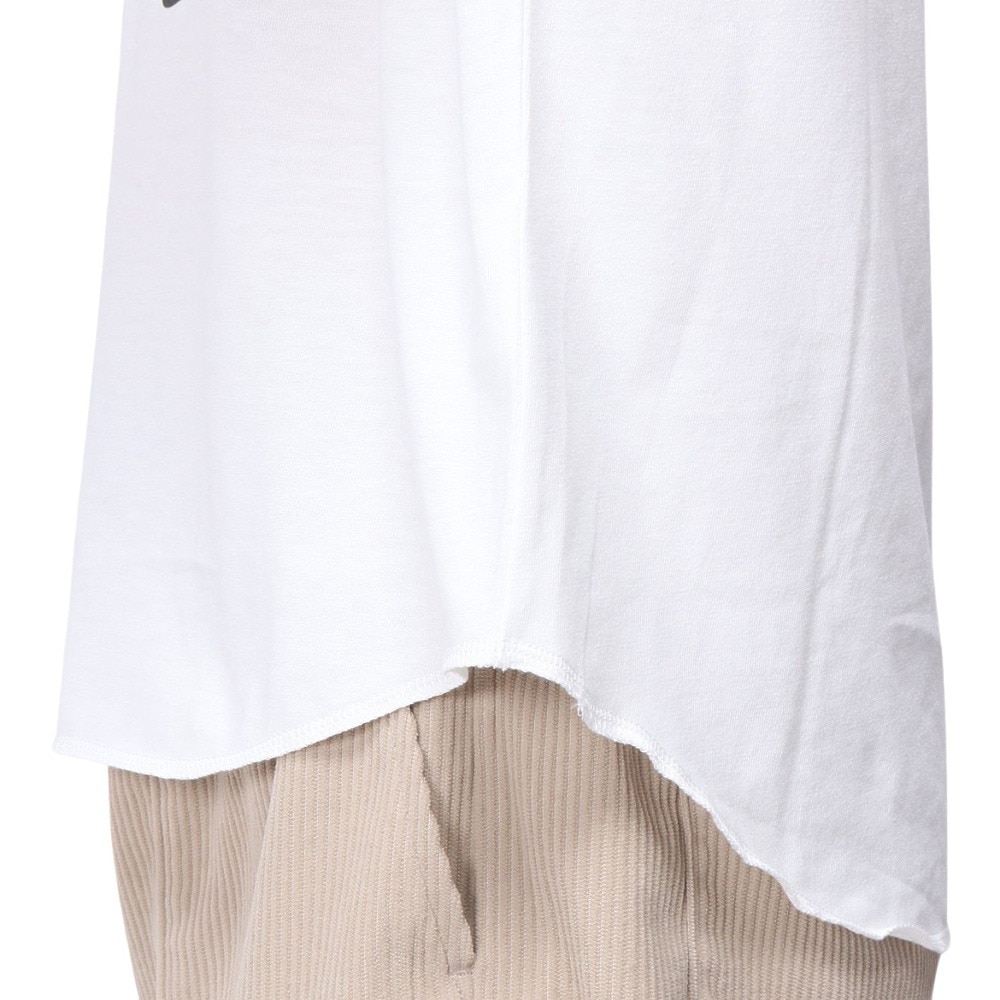 スライド（SLYDE）（レディース）メッセージ プリント 半袖Tシャツ SL24SSL-APP005-WHT
