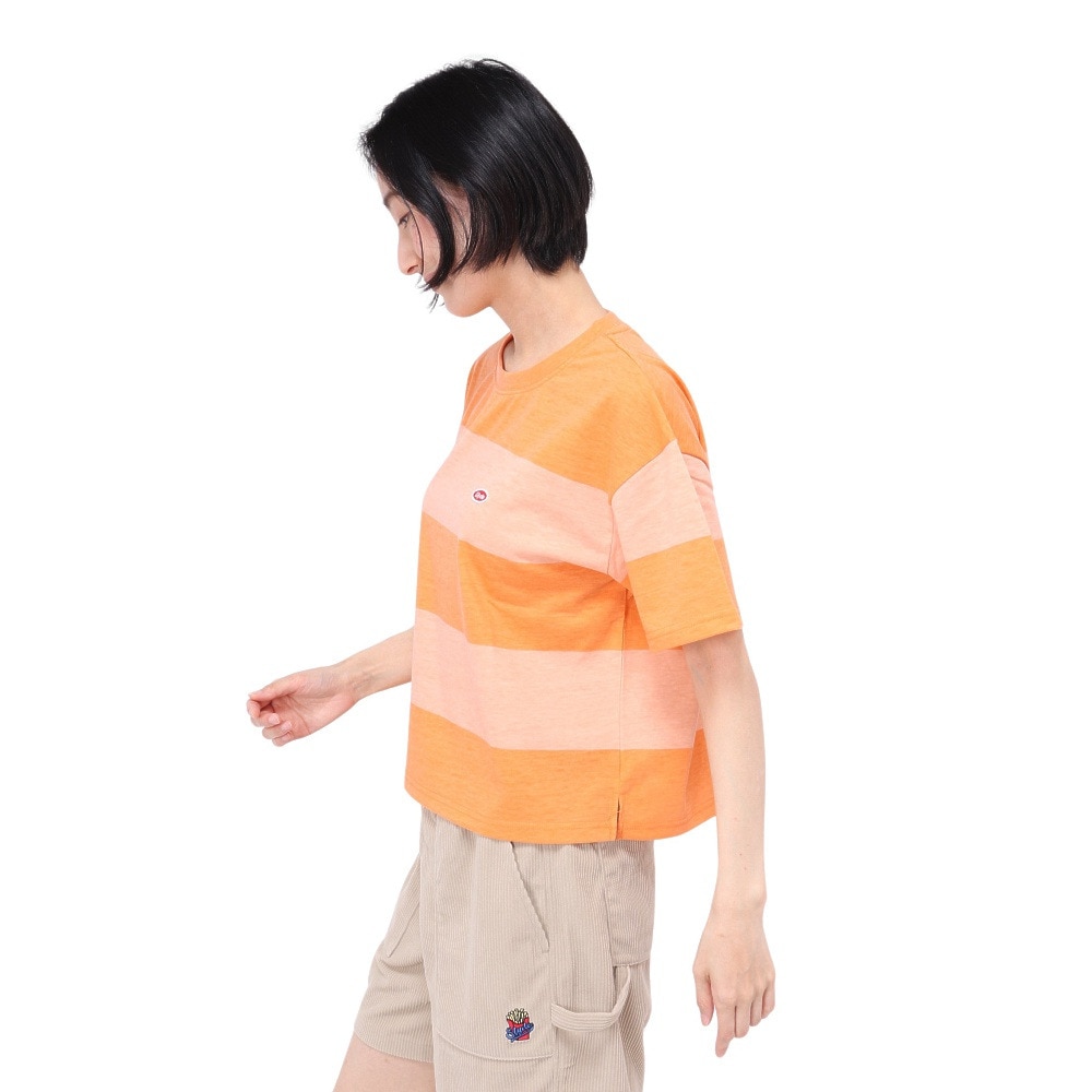 スライド（SLYDE）（レディース）PILE LINED 半袖Tシャツ SL24SSL-APP007-ORG