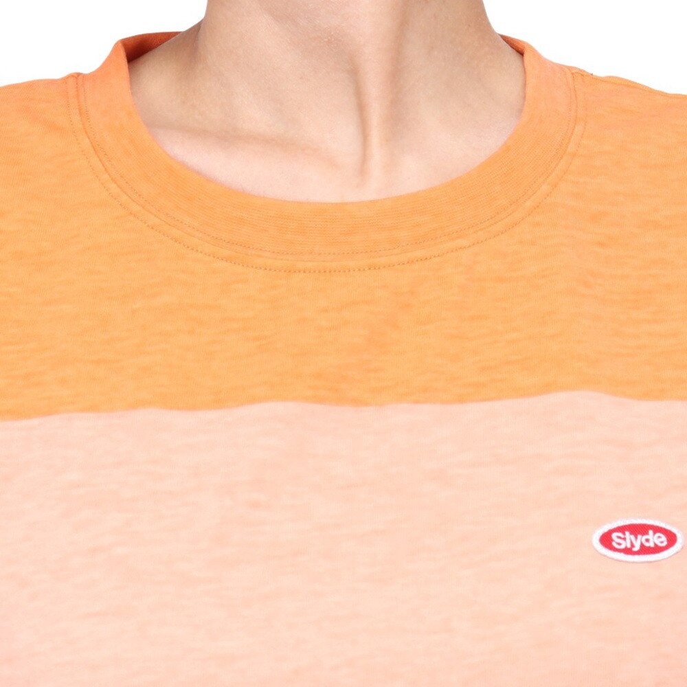 スライド（SLYDE）（レディース）PILE LINED 半袖Tシャツ SL24SSL-APP007-ORG