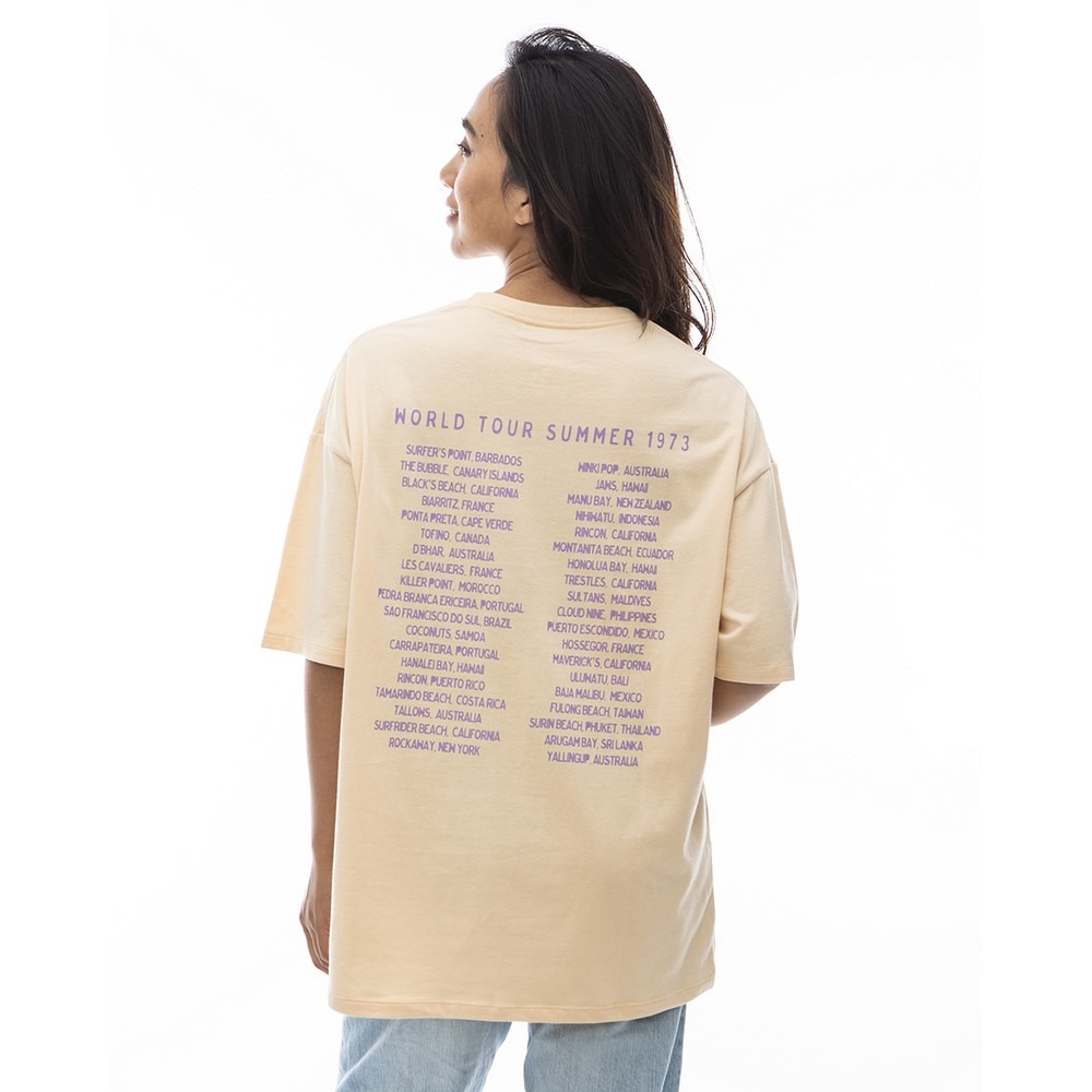 ビラボン（BILLABONG）（レディース）SINCE 73 LOOSE 半袖Tシャツ BE01C209 NDY0