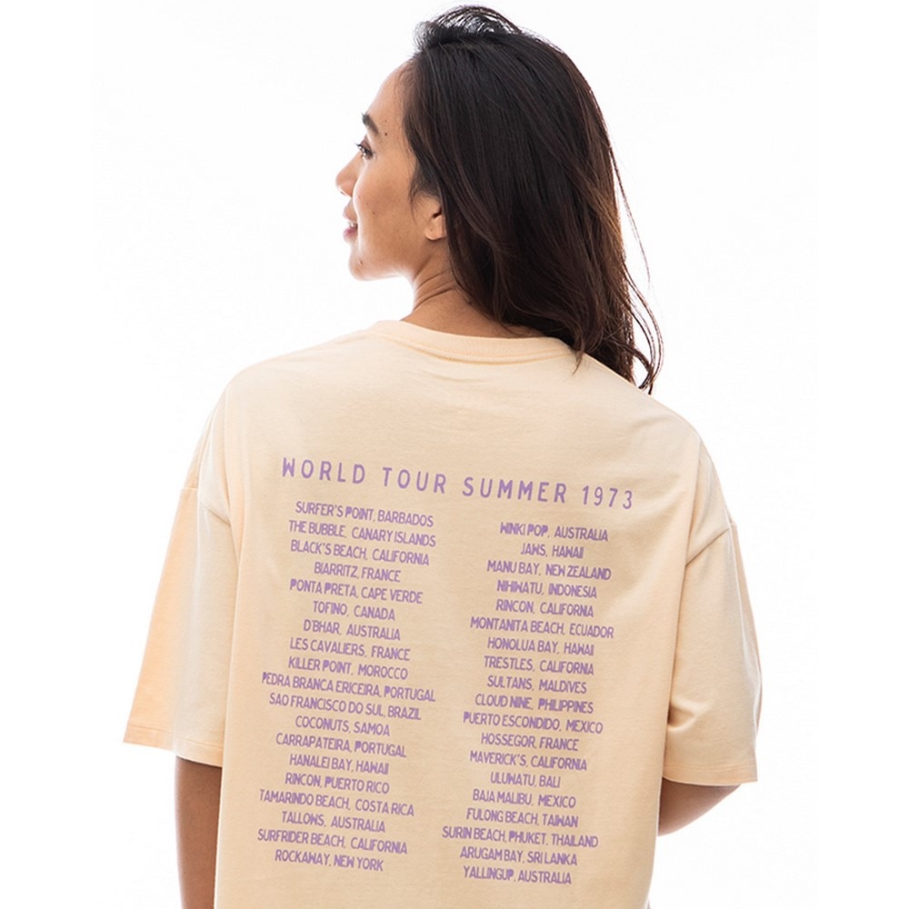 ビラボン（BILLABONG）（レディース）SINCE 73 LOOSE 半袖Tシャツ BE01C209 NDY0