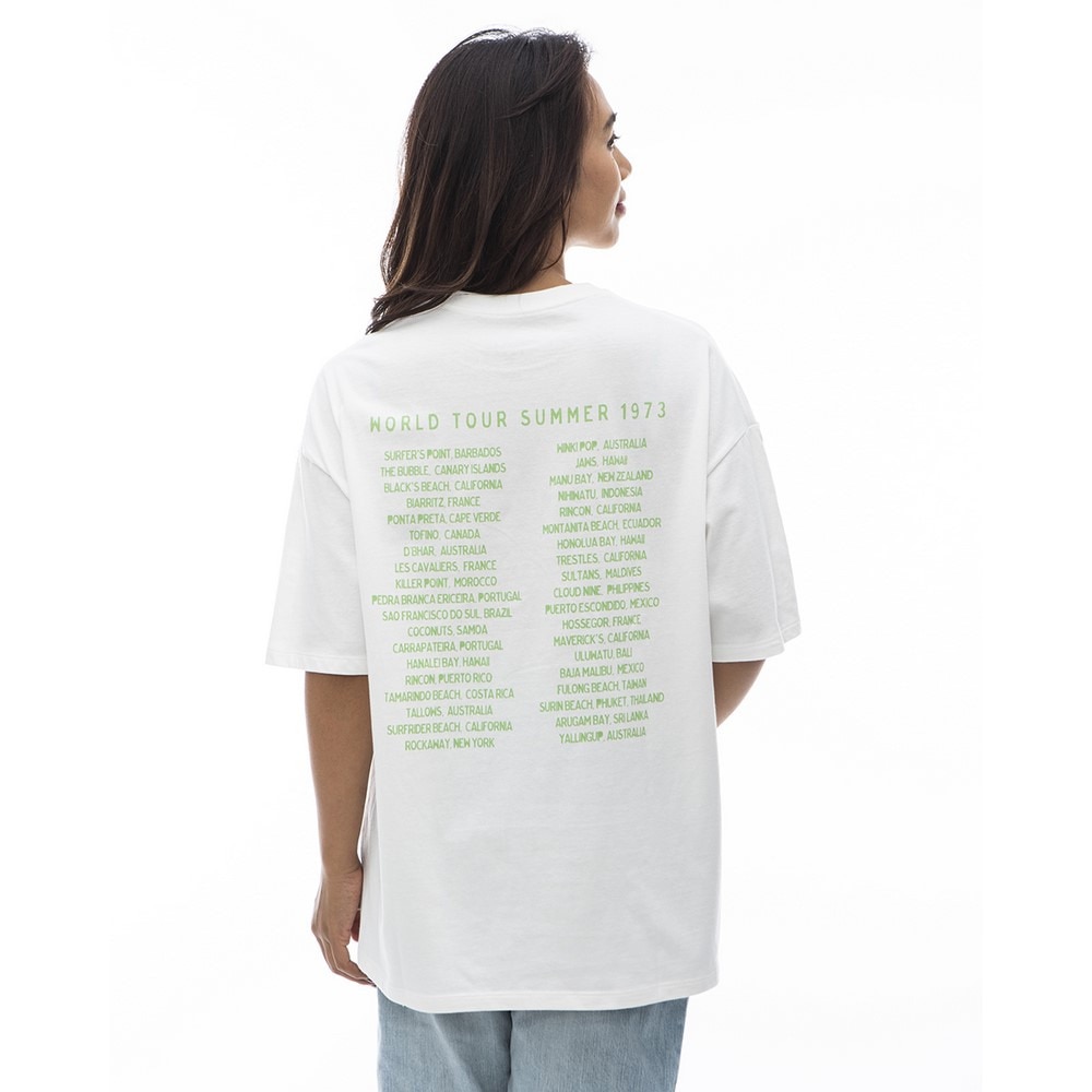 ビラボン（BILLABONG）（レディース）SINCE 73 LOOSE 半袖Tシャツ BE01C209 SCS