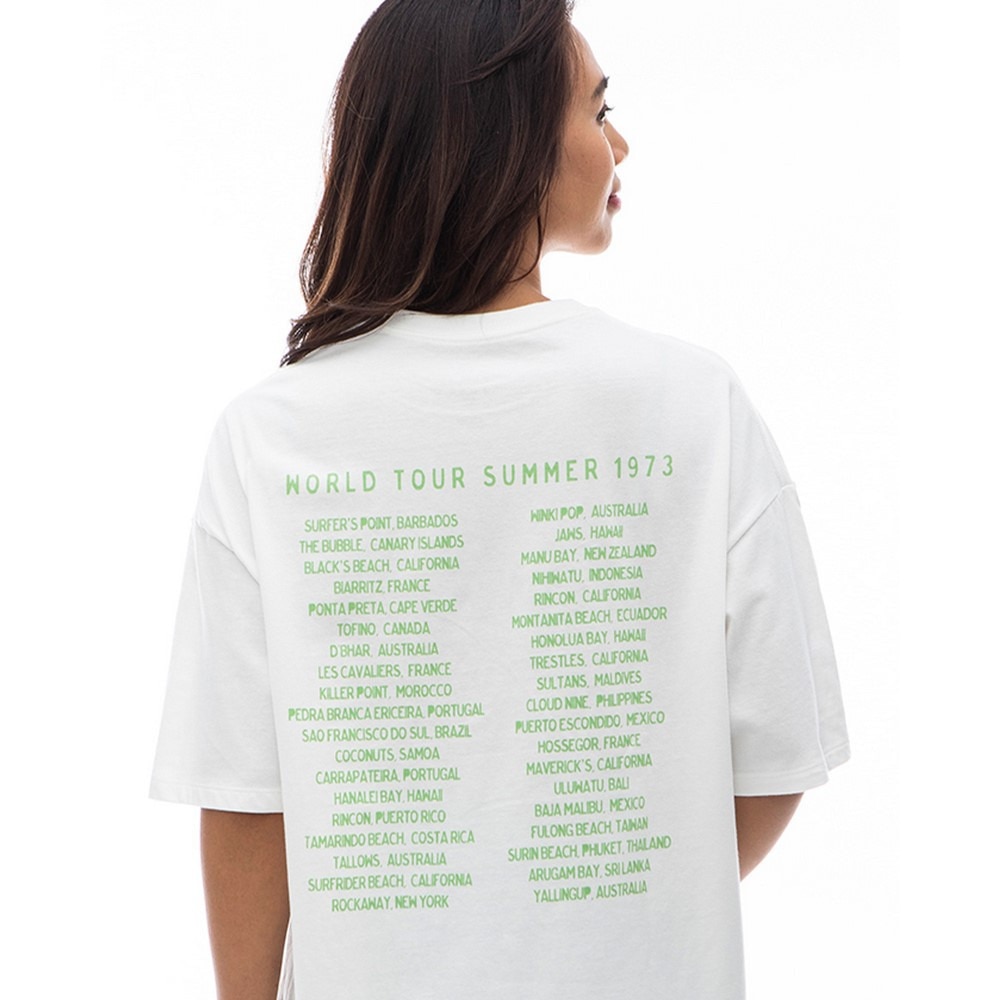 ビラボン（BILLABONG）（レディース）SINCE 73 LOOSE 半袖Tシャツ BE01C209 SCS