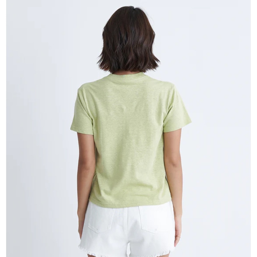 ロキシー（ROXY）（レディース）SIMPLY CACTUS 刺しゅうワンポント 半袖Tシャツ 24SURST242031MRG