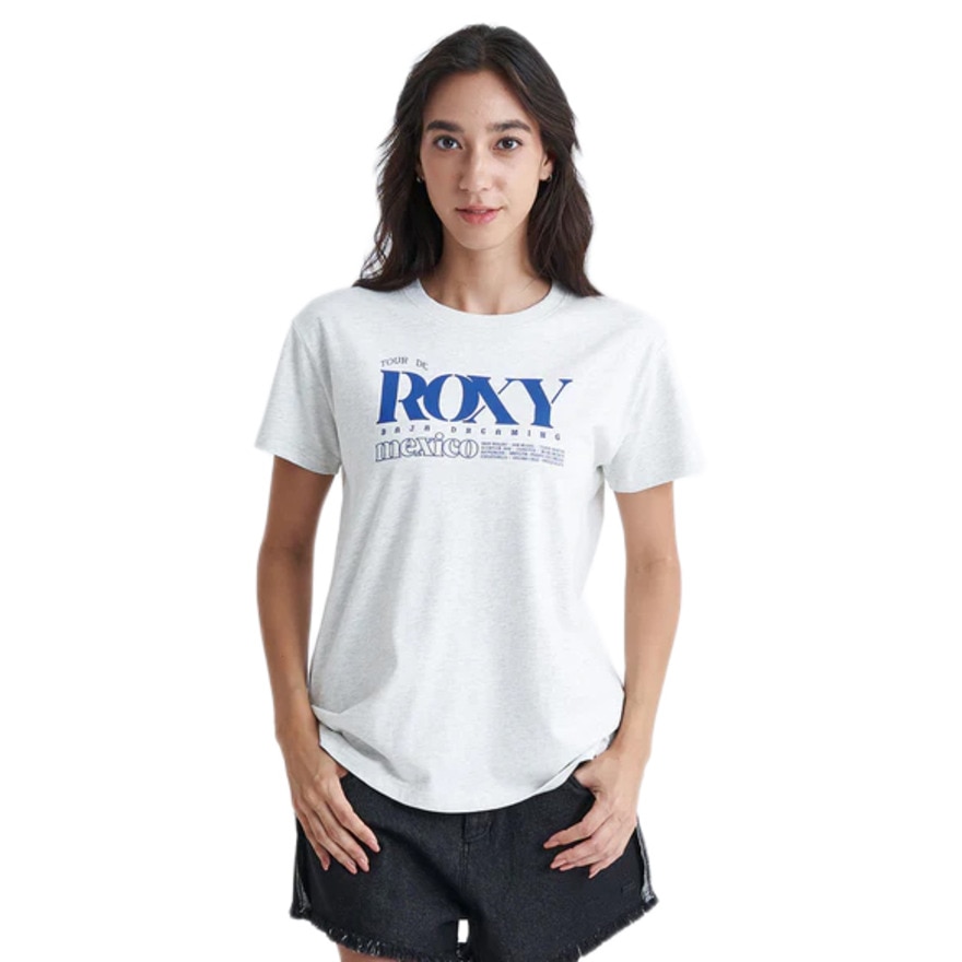 ロキシー（ROXY）（レディース）DREAMING MEXICANA ビッグロゴ 半袖Tシャツ 24SURST242032HER