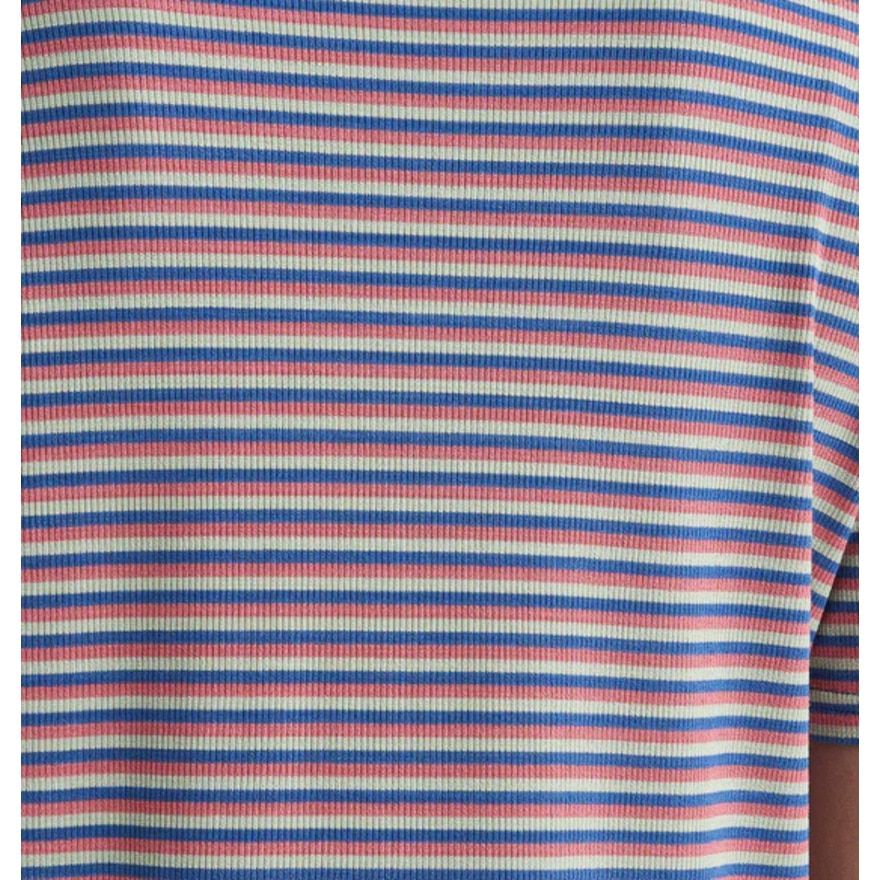 ロキシー（ROXY）（レディース）ショート丈 ワンポイント OCEANO 半袖 リブTシャツ 24SURST242034MUL
